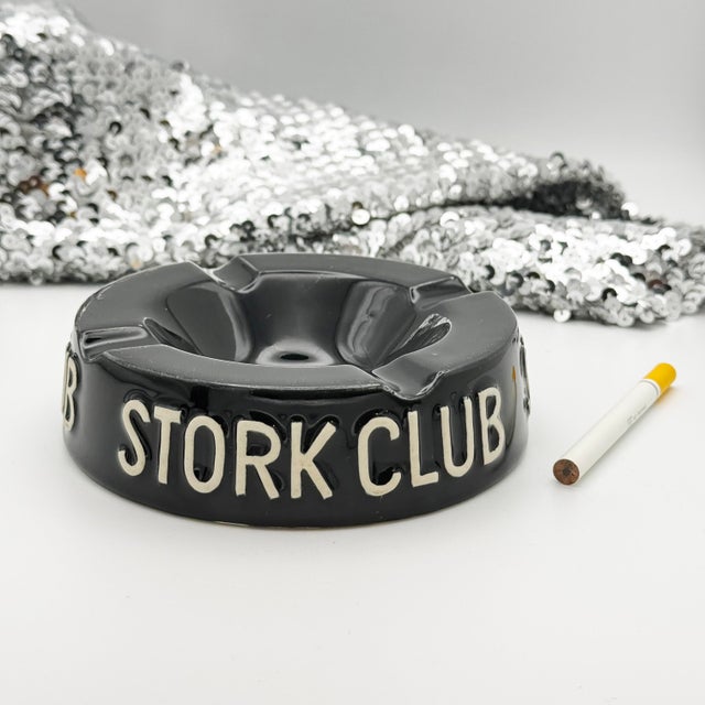 1950s Vintage Stork Club Nyc Ashtray For Sale - Image 5 of 6