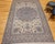 Textile Vintage Exceptionally Fine Nain Area Rug, Hand-Knotted Wool & Silk, Floral Pattern, 7x11, Ivory & Blue For Sale - Image 7 of 18