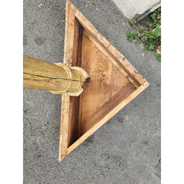 Louis XVI Style Corner Consoles, Set of 2 For Sale - Image 12 of 17