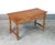Inlaid walnut desk table with pull-out top and two front drawers. 19th century. Period: 19th century. Materials: solid...