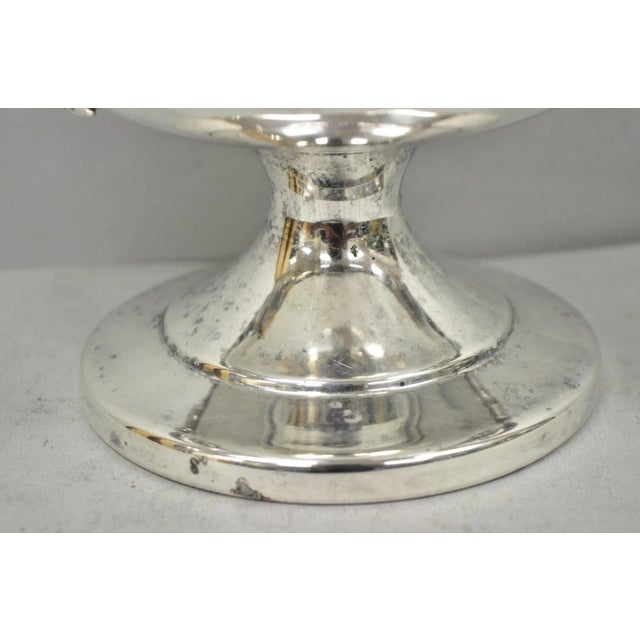 Vintage Victorian Silver Plated Trophy Cup Urn Champagne Chiller Ice Bucket For Sale In Philadelphia - Image 6 of 18