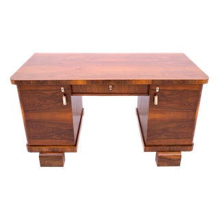 Art Deco Desk, Poland, 1940s For Sale