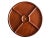 1950s Mid Century Mahogany Lazy Susan For Sale - Image 5 of 12