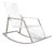Rocking Chair in Metal and Acrylic, Unknown, 1970s For Sale