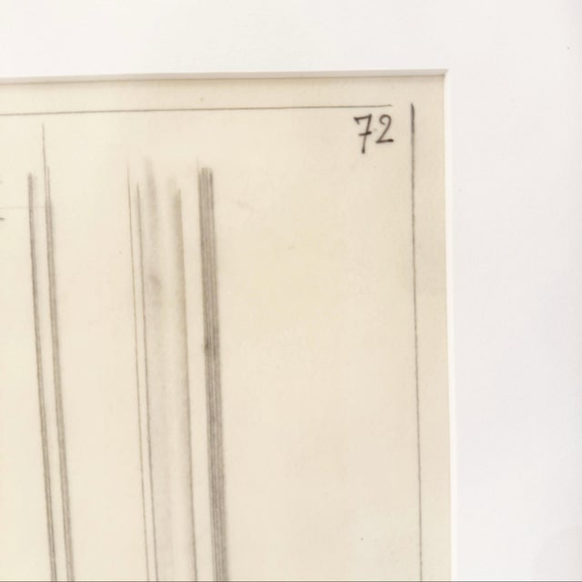 Traditional Mid-20th Century Maison Jansen Architectural Detail Original Pencil Drawing For Sale - Image 3 of 7