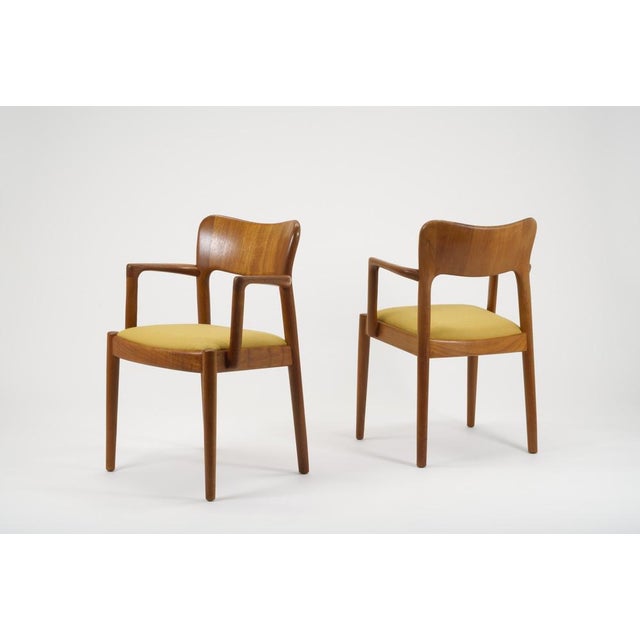 Mid-Century Modern Set of Danish Teak Ole Dining Chairs by Niels Koefoed for Koefoeds Hornslet, 1960s For Sale - Image 3 of 13