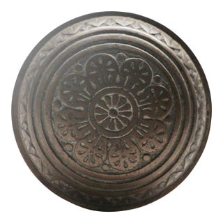 Antique Nashua Dark Bronze Door Knob For Sale