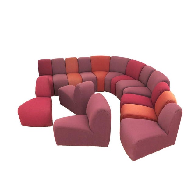 Mississippi Lounge Sofa by the Artifort Group for Artifort, 1970s, Set of 15 For Sale - Image 6 of 8