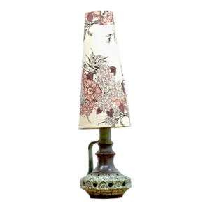 1960s Large Vintage West German Fat Lava Table Lamp