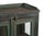 This Vintage Indian Painted Teakwood Small Bookcase is constructed from solid teakwood, retaining a beautifully aged green...