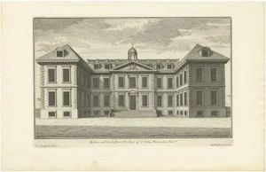 Campbell, Illustration of a Design for Belton House, Lincolnshire, England, 1725, Print