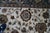 Traditional Hand Knotted Cream Blue Floral All Over Wool Area Rug 9' X 12' For Sale - Image 9 of 14