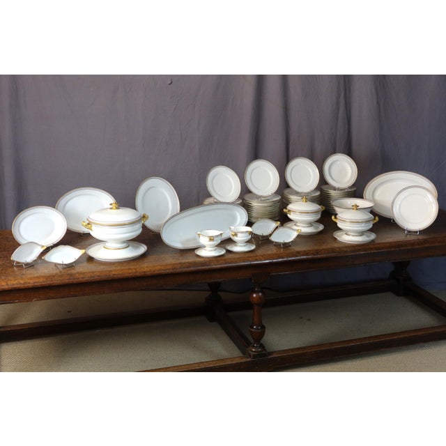 White 19th Century Porcelain Dinner Service from Hache Pépin-Lehalleur, Set of 112 For Sale - Image 8 of 16
