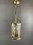 20th Century Brass and Glass Lantern Pendant Light For Sale - Image 6 of 6