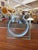 Vintage Peter Hewitt MoMA Square Ribbon Vase Glass Anodized Aluminum For Sale - Image 11 of 16