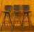 Wood 1950s Swivel Counter Stools Wood Slat in the Style of Arthur Umanoff- Set of 3 For Sale - Image 7 of 7