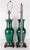 Late 19th Century Large Pair of 19th Century Chinese Green Glazed Porcelain Vases Converted to Lamps For Sale - Image 5 of 8