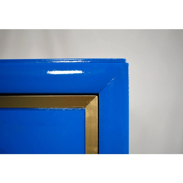 Vintage Hollywood Regency Kittinger Mandarin Style Greek Key Chest - Newly Lacquered For Sale - Image 9 of 11