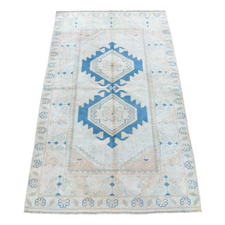 Turkish Distressed Wool Rug For Sale