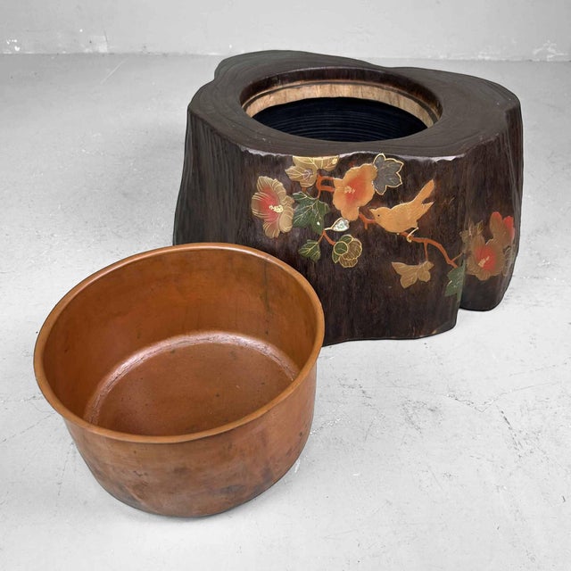 Vintage Kiri Maki-E Hibachi Fire Bowl, 1960s For Sale - Image 12 of 18