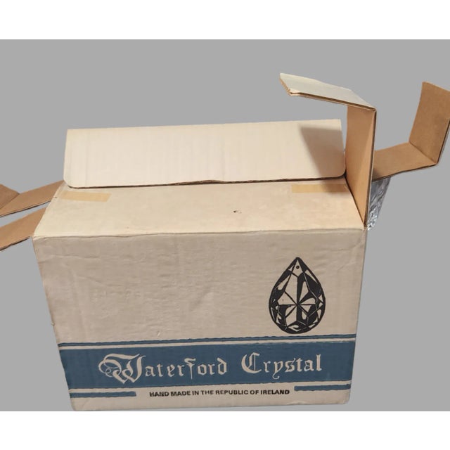 Set of 4, Vintage Crystal Waterford Ireland "Kinsdale" Wine Glasses For Sale - Image 6 of 6