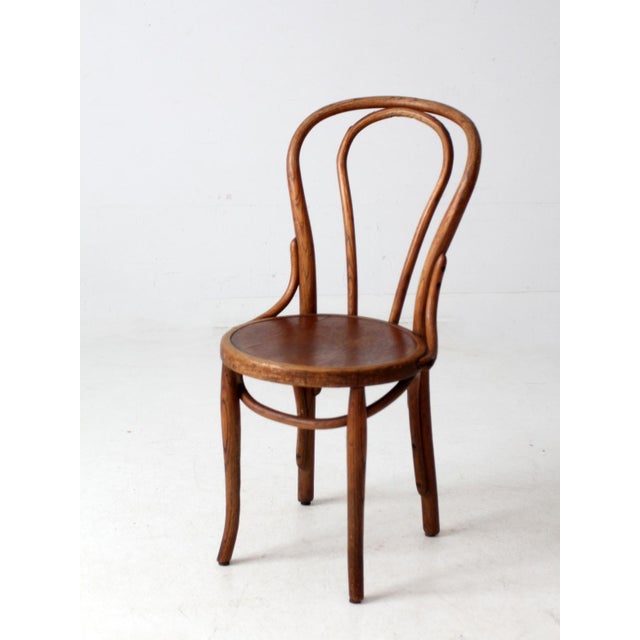 Antique Herhold Chair Co Bentwood Cafe Chair For Sale - Image 4 of 15