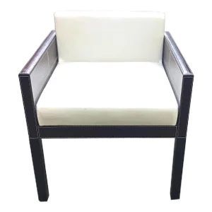 Vintage Stiched Alligator Armchair