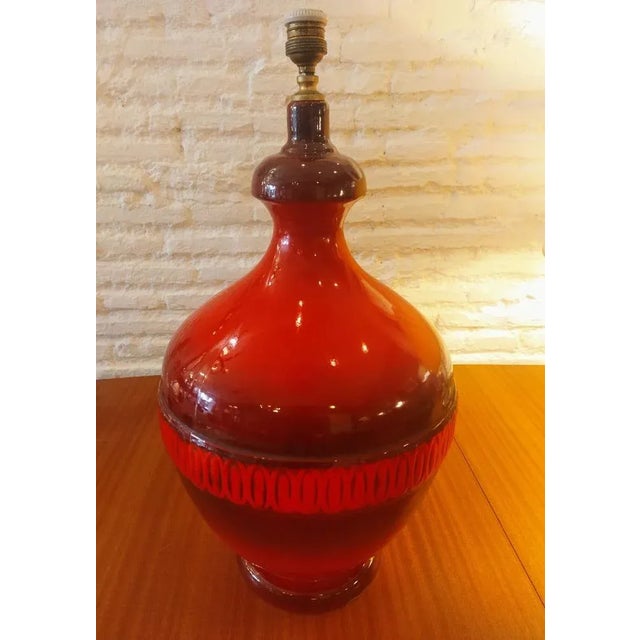 Large Ceramic Table Lamp, France, 1960s For Sale - Image 11 of 13