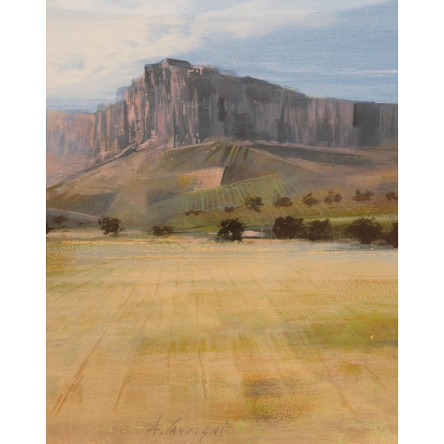 Agostino Cancogni, Montagne, 2000, Oil on Wood Panel For Sale - Image 3 of 5