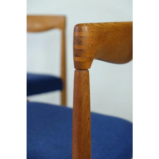 Danish Oak Dining Chairs by Henry Walter Klein for Bramin, 1960s, Set of 6 For Sale - Image 6 of 13
