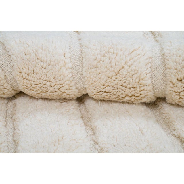 Contemporary Hand-Knotted Wool Rug by Azele Studio For Sale - Image 3 of 12