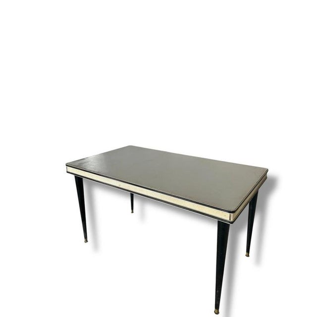 Vintage Italian Dining Table in Wood by Umberto Mascagni For Sale - Image 4 of 6