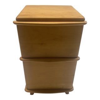 1940s Heywood-Wakefield Miami Bedside Table For Sale