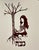 Basya Wuensch Sefirot, Netzach (victory, endurance, eternity) Woman with Tree 2023 Hand printed color linocut on cold...