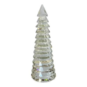 1990s Prismatic Clear Christmas Tree
