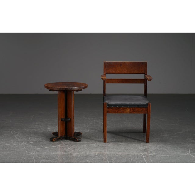 Haagse School Side Table, 1920s For Sale - Image 9 of 14