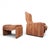 Set of DS 50 Patchwork Lounge Chair in Buffalo Leather with Ottoman from de Sede, 1970s For Sale - Image 9 of 18