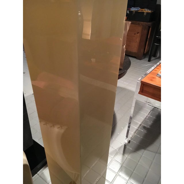 Lacquered Wood Floor Lamps, 1970s, Set of 2 For Sale - Image 4 of 10