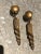 1980s French Art Deco Earrings - 2 Pieces For Sale - Image 4 of 4