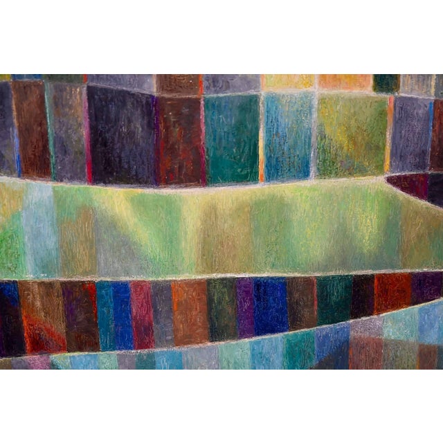 Daniel De Linière, Illumination, 1970s, Oil on Canvas For Sale - Image 8 of 10
