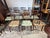 Mid 20th Century Set of 8 High Ladder Back Rosewood Tapestry Leg Dining Chairs For Sale In Washington DC - Image 6 of 17