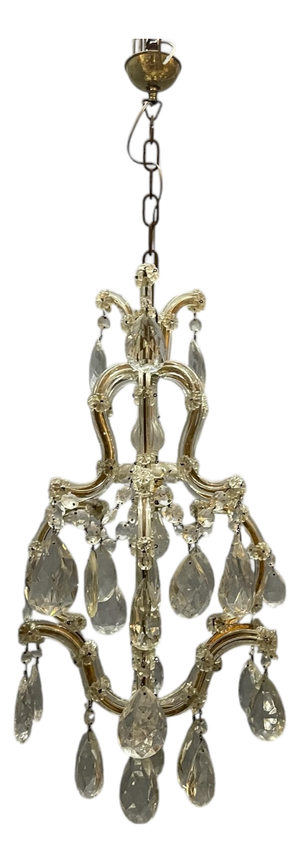 Vintage Maria Theresa Crystal Chandelier, 1950s