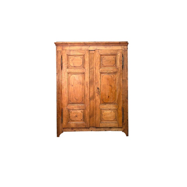 Antique Fir Wardrobe, 1700s For Sale - Image 4 of 4