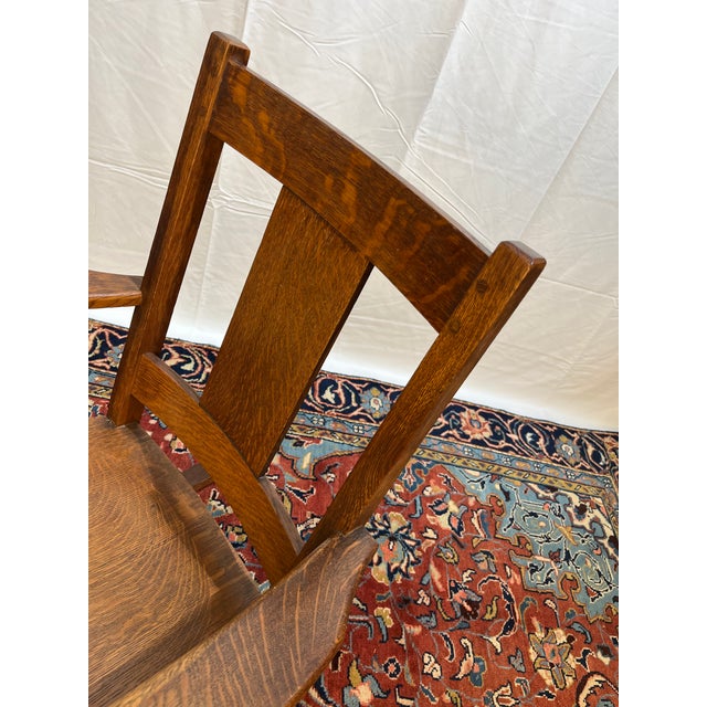 Early 20th Century Limbert Rocker For Sale - Image 6 of 12