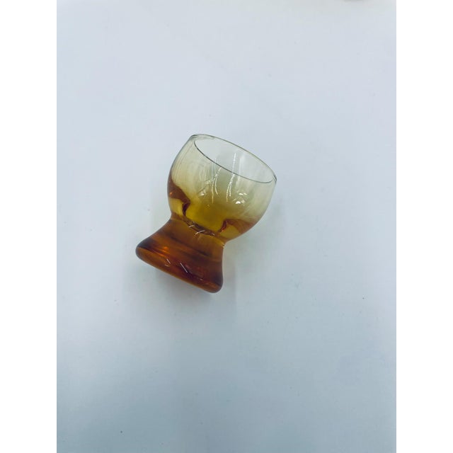 Art Deco Glass Liqueur Set, 1955, Set of 7 For Sale - Image 6 of 8