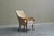Very Elegant Mid Century Armchair in Wool and Beech Europe 1950s An incredibly elegant armchair in wool and beech. Mid...