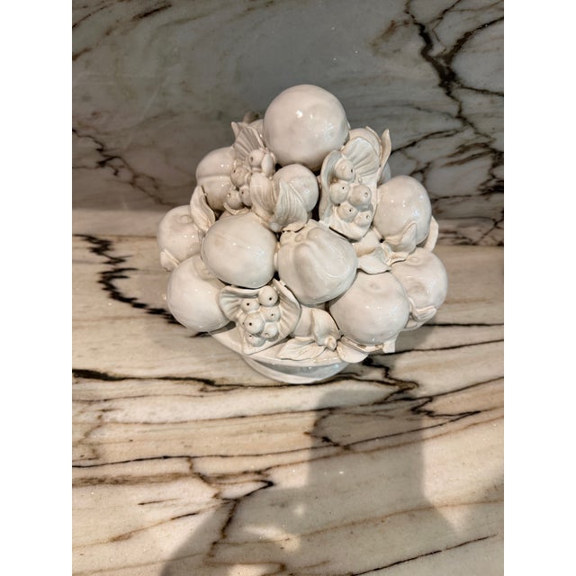 Italian White Fruit Topiary For Sale - Image 4 of 6