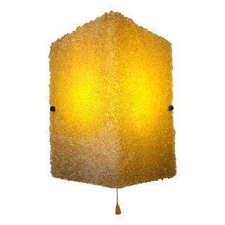 Mid-Century Acrylic Glass Wall Lamp from Pokrok, 1960s For Sale