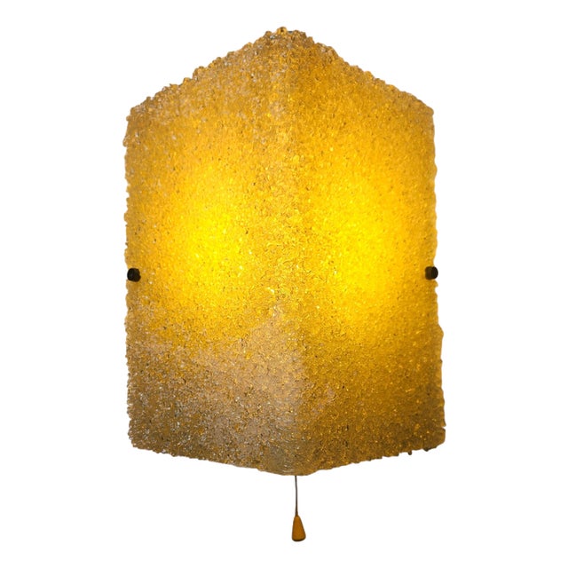 Mid-Century Acrylic Glass Wall Lamp from Pokrok, 1960s For Sale