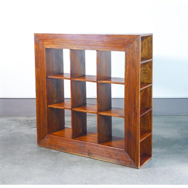 Open Bookcase Shelf in Wood For Sale - Image 12 of 18